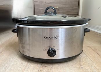 Crock-Pot 8-Quart Manual Stainless Steel Slow Cooker