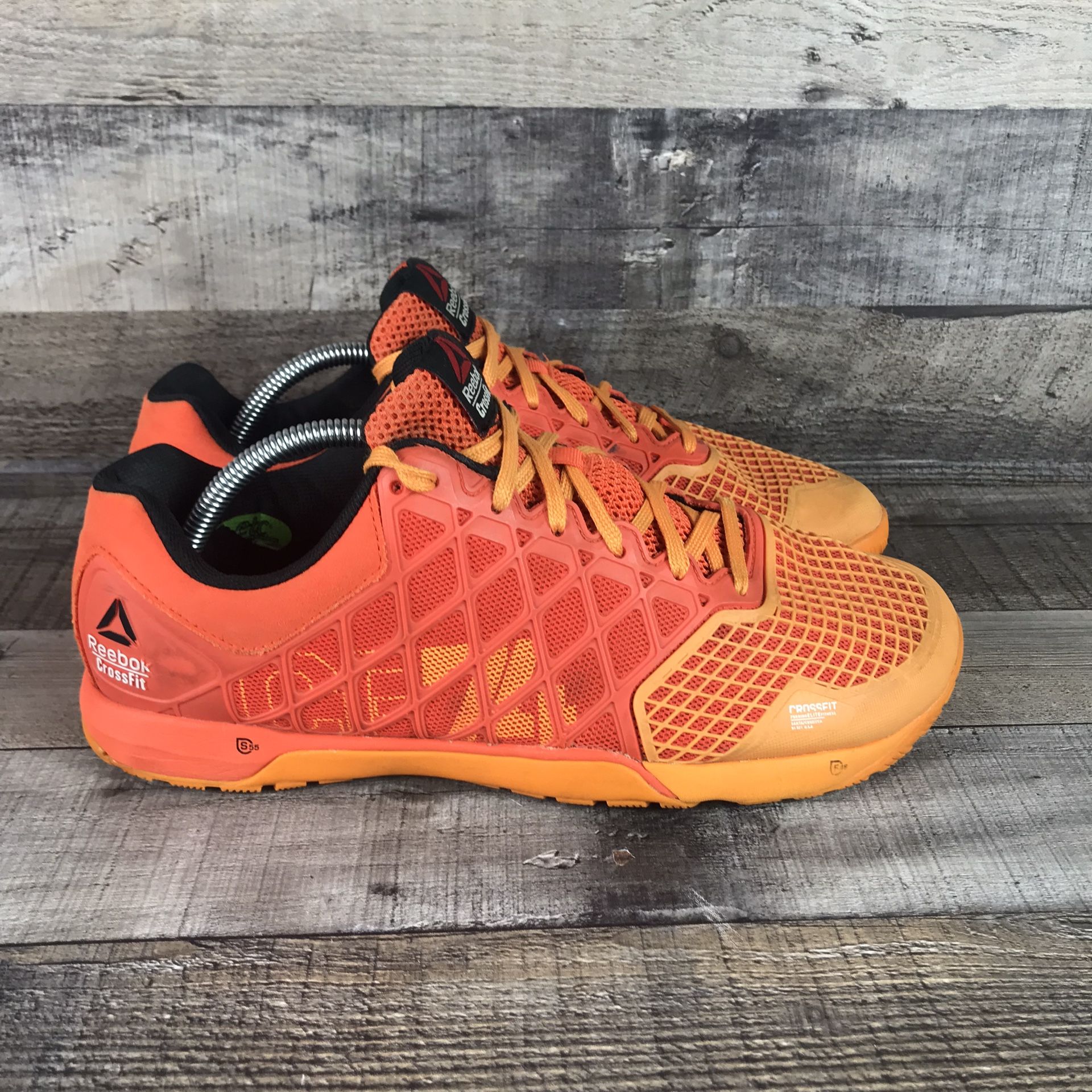 Reebok Nano 4.0 CrossFit Orange Mesh Training Shoes Men’s Size 11.5