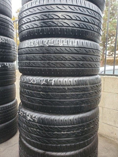 285-30-24:4 & 255-30-24:2 Pirelli Pzero Nero 80%