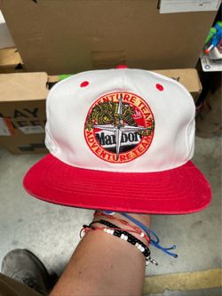 1990s Marlboro Hat Cap Adventure Team White Lizard Adjustable SnapBack Cap