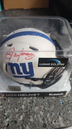 Lawrence Taylor signed mini helmet