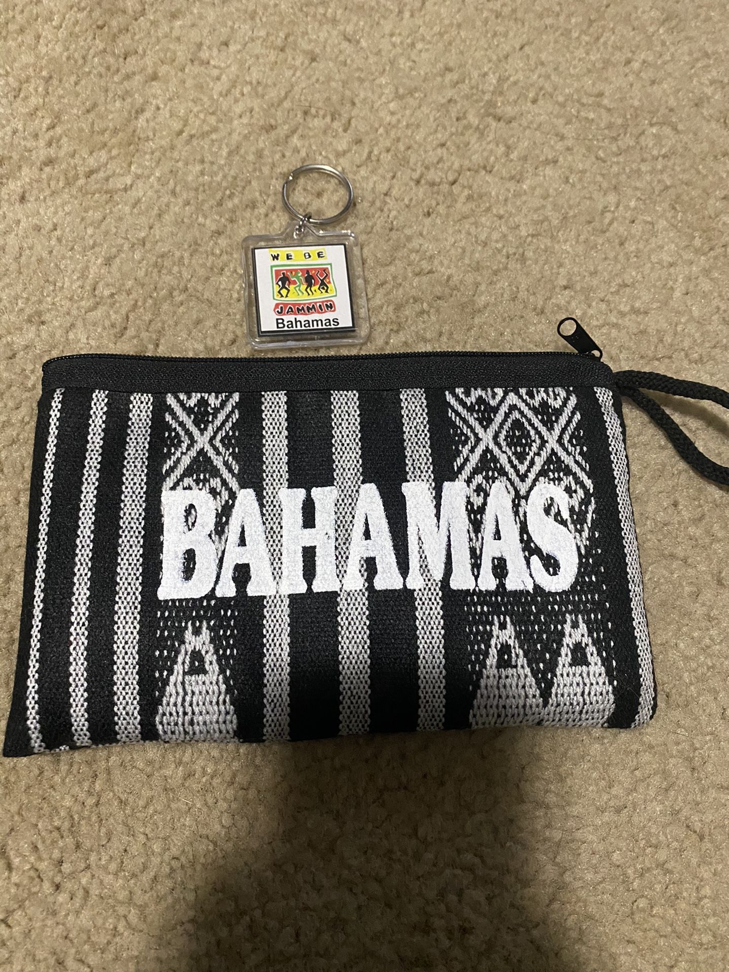 Bahamas bags and keychain
