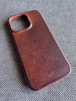 Bullstrap Leather Case for iPhone 15 Pro Max – SIENNA – MagSafe Compatible