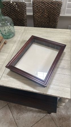 Wooden Memory Shadowbox with glass door- Wall Decor