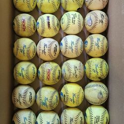 Softballs For Batting Practice