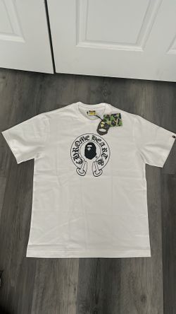 Bape x Chrome Hearts White Tee