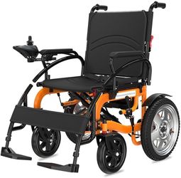 360° electric joystick, portable all-terrain, foldable electric wheelchair, carrying up to 330 pounds ‼️ not include batteri‼️