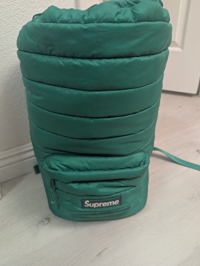 FW 22 Supreme Puffer Back Pack