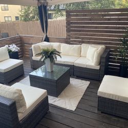 New Inbox Patio Set With Cushions (we Finance And Deliver)