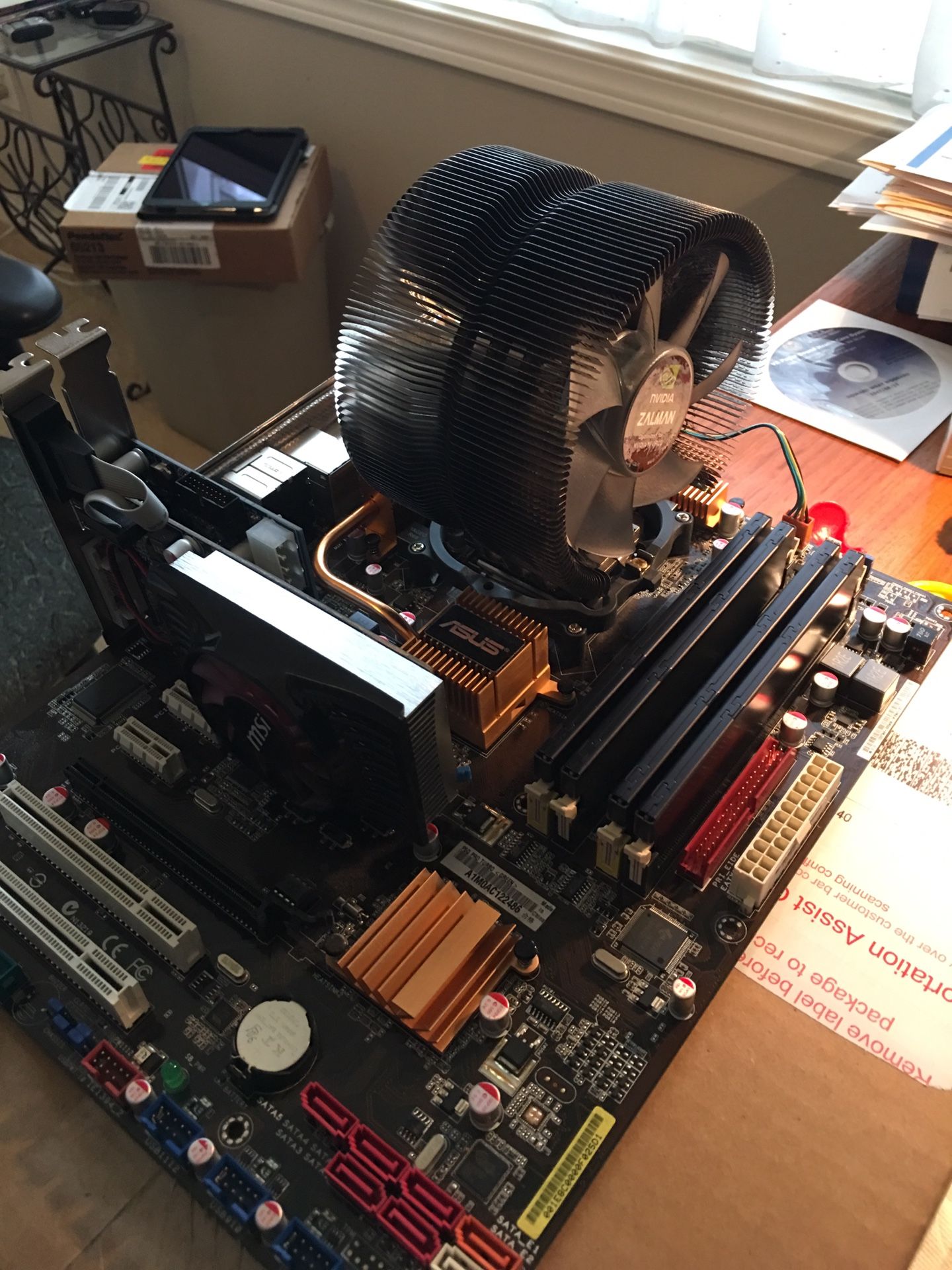 Motherboard Asus P5Q Pro Turbo fully populated for Sale in Redmond