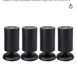 4 New Alise Black Sofa Legs