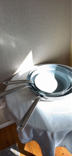 Tramontina Tri-Ply Clad Ceramic Nonstick Fry Pan Set