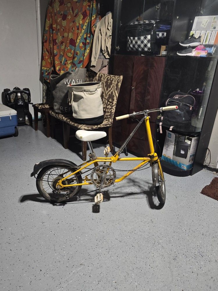 Vintage folding Bike