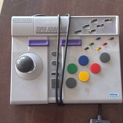 Super Nintendo SNES Asciiware Super Advantage Arcade Controller (Model 4910)