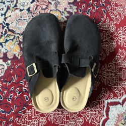 Women's Comfort Cork Footbed Clog, Beach Essentials Womens Sandals Cork Footbed