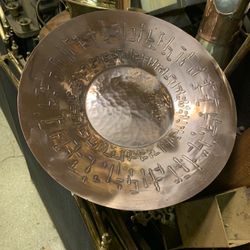 Copper Arts And Crafts Wall Plate