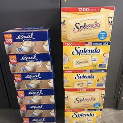 11,800 Sealed Sweetener Packets – Equal & Splenda Bulk Lot (Unopened)