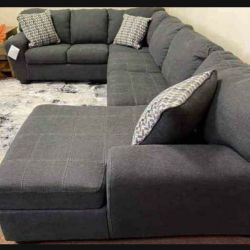 Sorenton Oversized U Shaped RAF LAF Casual Style Sectional With Chaise👍 Seccional Living Room Couch Sofa👍 New Brand👍 