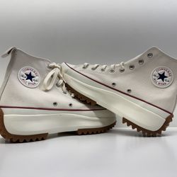  New Converse Run Star Hike High Parchment Gum Honey Men’s 10 Women’s 11.5