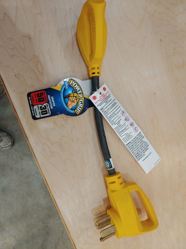 Camco 50/30 amp Power Cord Adapter