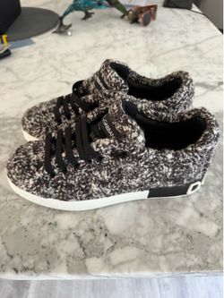 Dolce & Gabbana Portofino Tweed Sneakers – Men’s 8.5