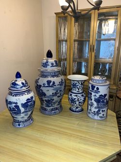 Ginger jars ( all 4 for 100.00