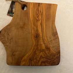 Italian Olive Wood Charcuterie Serving Board Arte  Legano 12”x8” large