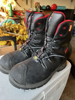 Red Wing Steal Toe Boots 