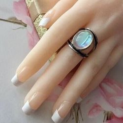 Moonstone Ring, Size 9