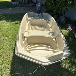 2023 Model 12 Foot Sun, Dolphin Boat With Motor