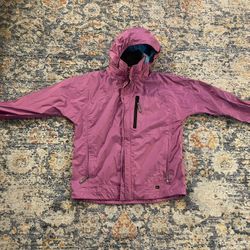 REI Rain Jacket Elements E1 Rain Jacket Kids XL Pink 
