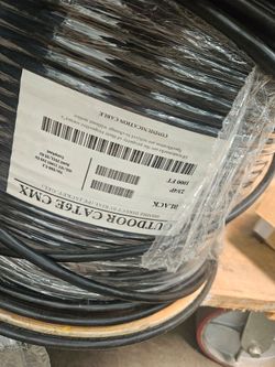 Cat 6 wire.   1000'    outdoor underground