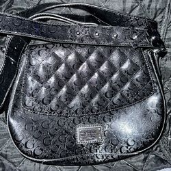 GUESS FLOWERING SLATE SIGNATURE CROSS BODY BAG HANDBAG PURSE