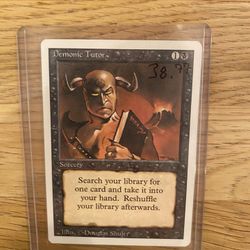 Demonic Tutor Revised Edition MTG
