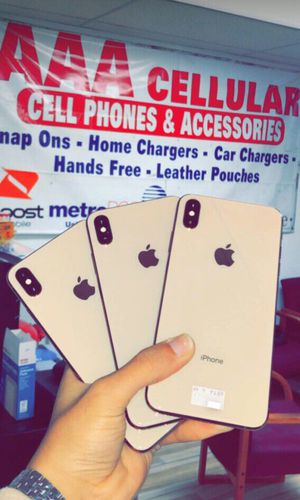 Photo Apple iPhone XS Max : Factory Unlocked! (T-Mobile, AT AND T, Cricket, Metro AND International!) Like New (Starting @ $599)
