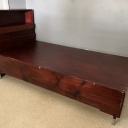 Twin Platform Bed-Solid, Plywood