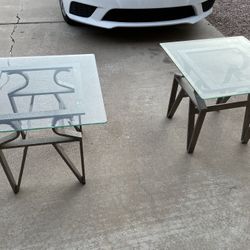 Glass End Tables