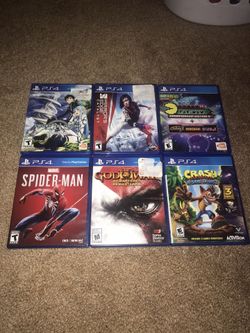 Playstation 4 Games Lot