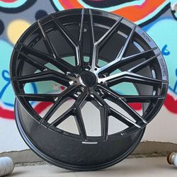 20X9 TRAKLITE FLOW TECHNIK 107 GLOSS BLACK Wheels