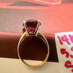 14K Solid Gold Wedding Ring 5.2Gr Size 6