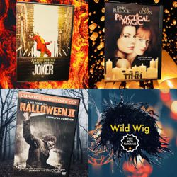 3 Scary DVDs + Free Gift! - Joker, Practical Magic, Halloween 2