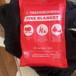 Fire Blanket Prepared Hero Never Used 