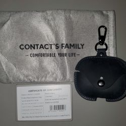 New Leather Earbud Holder