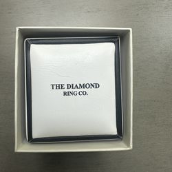 Plated rose gold ring.