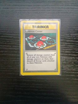 Pokemon Trainer Pokemon Center $2 Each Base Set 85/102