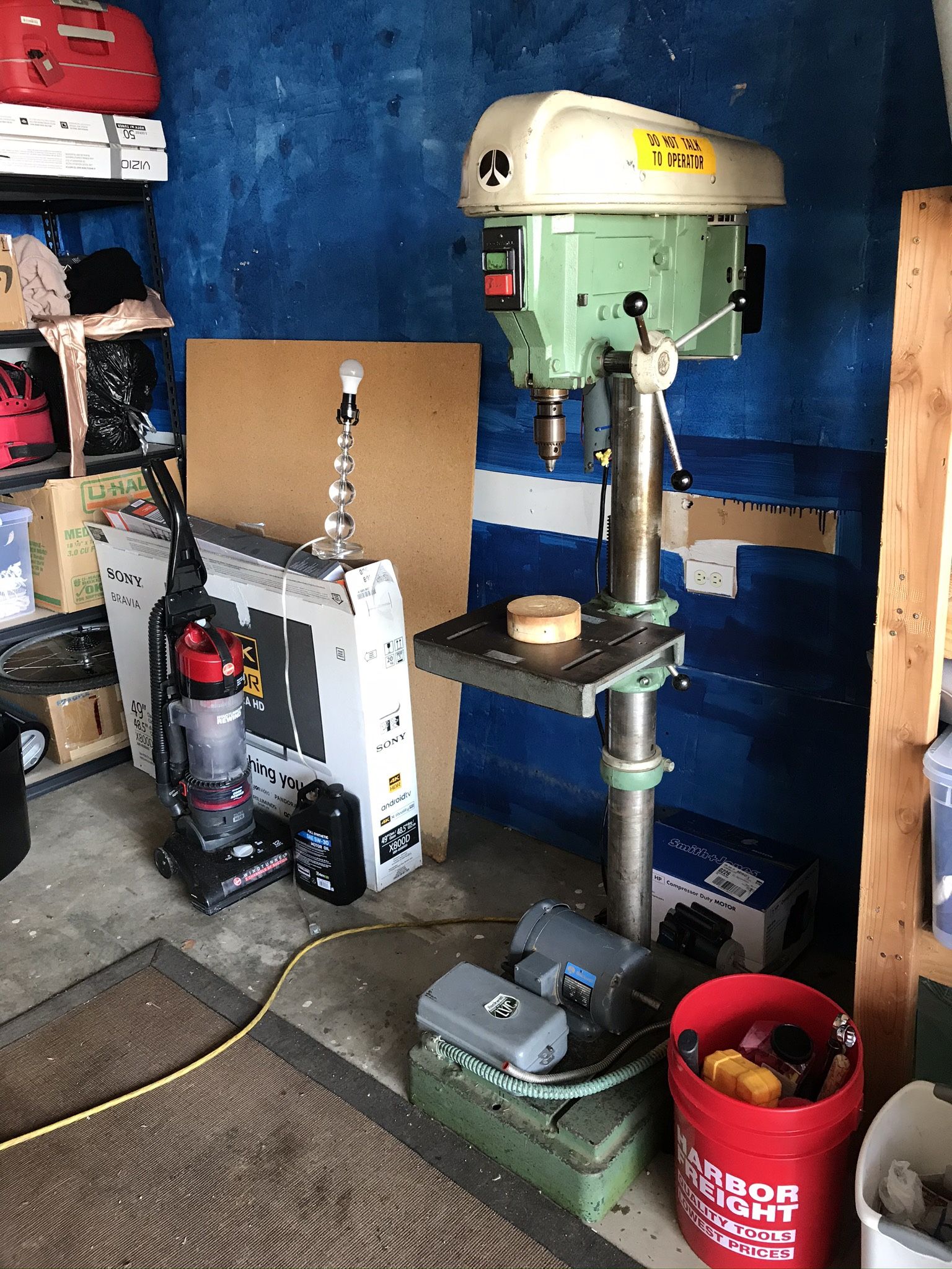 Rockwell Delta Drill Press 17-600 Model With VFD speed Control