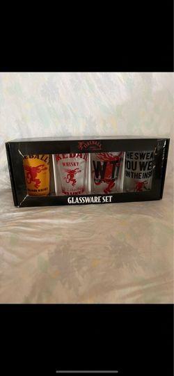 Fireball Whiskey Glass, Set Of 4