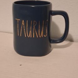 Nice Rae Dunn Blue Taurus Mug