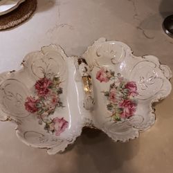 Antique Butterfly  Dish