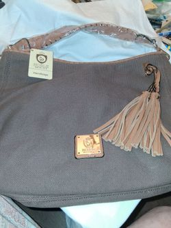 Noble Mount Handbag,  Eternity Canvas Hobo, 14 X 11 X 5 Magnetic Snap.